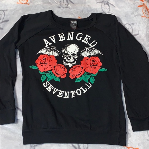Hot Topic Tops - Avenged Sevenfold crew neck